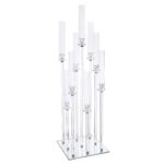 CANDELABRO EN CRISTAL CLEAR 9 BRAZOS "LEGACY"