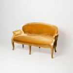 SOFA DORADO Y DORADO 2 PLAZAS