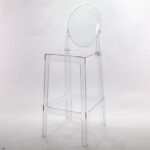 TABURETE "GHOST" CLEAR SIN BRAZOS