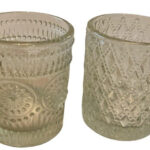 PORTAVELA MINI EN CRISTAL TALLADO "DUBLIN"