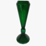 FLORERO EN CRISTAL GREEN "TURIN" PEQ.