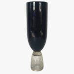 FLORERO EN CRISTAL BLACK "ESTOCOLMO" GDE.