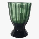 FLORERO EN CRISTAL VERDE "KALMAR" GDE.