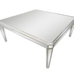 MESA CUADRADA EN ESPEJO "ASTORIA"