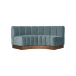 SOFA CURVO BAVARIA AZUL