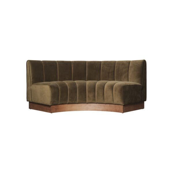 SOFA CURVO BAVARIA MOCCA