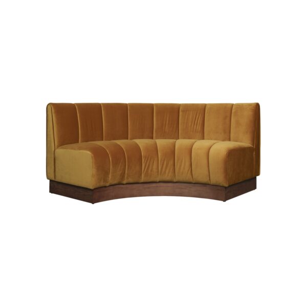 SOFA CURVO BAVARIA MOSTAZA