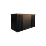 BAR EN MADERA NEGRA "CAMPBELL"