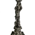 ESCULTURA EN PIEDRA "QUERUBIEN CON CUENCO"