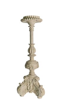 CANDELABRO CREMA ENVEJECIDO "FLORENCIA"
