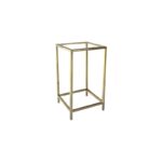 PEDESTAL STAINLESS GOLD