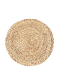 INDIVIDUAL EN YUTE ESPIRAL NATURAL