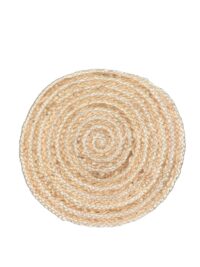 INDIVIDUAL EN YUTE ESPIRAL GREY