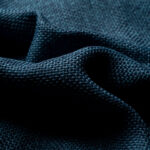 MANTEL REDONDO YUTE BLUE 126"