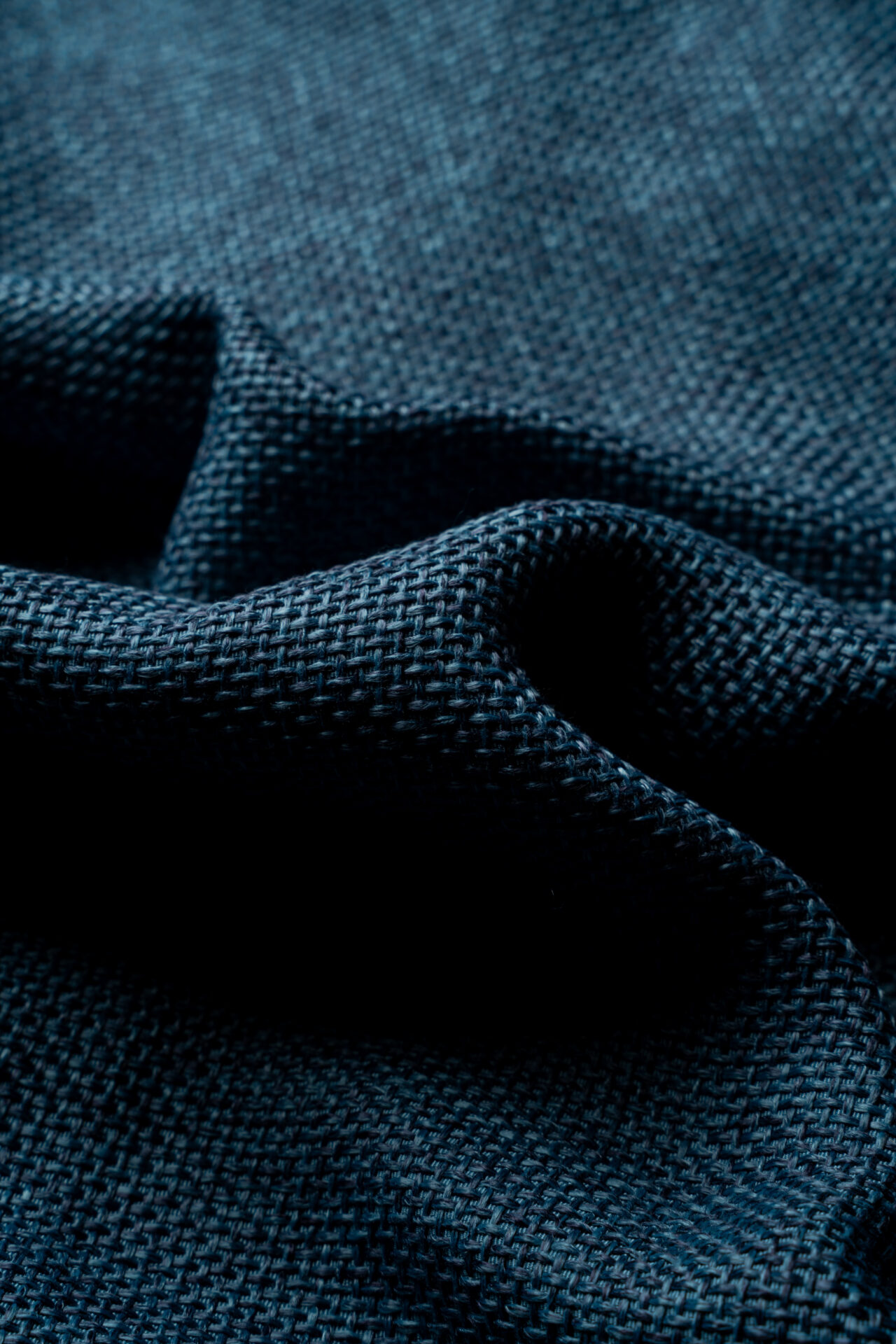 MANTEL REDONDO YUTE BLUE 126"