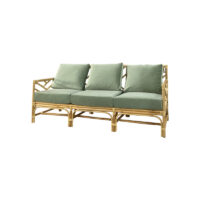 SOFA RATTAN OLIVE "BAMBU"