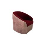 BUTACA TERCIOPELO FRINGE RED