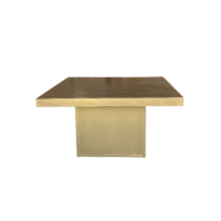 MESA CUADRADA EN MADERA GOLDEN "ASIS"