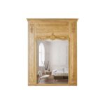 ESPEJO TALLADO EN MADERA AVELIN