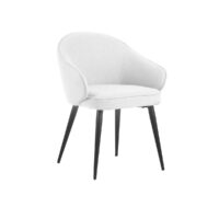 BUTACA EN TELA BLANCA CATALINA