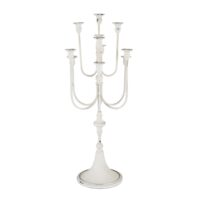 CANDELABRO 11 BRAZOS BLANCO WASH DONALT