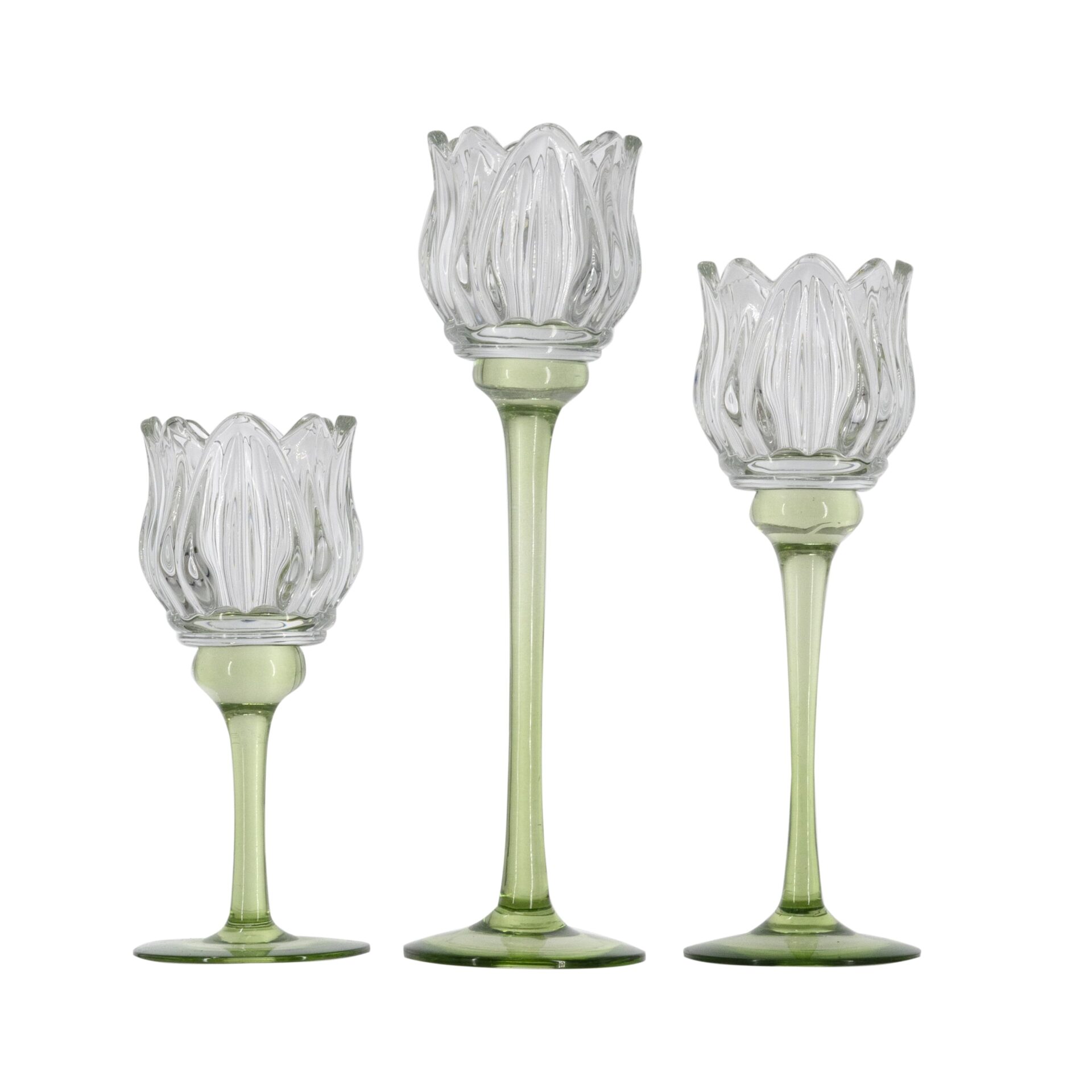 CANDELABRO CLEAR TULIPAN GRD
