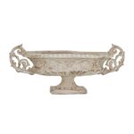 URNA CON PEDESTAL ORNAMENTAL
