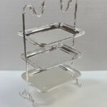 CAKE STAND 3 NIVELES PLATED DIVINE