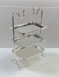 CAKE STAND 3 NIVELES PLATED DIVINE