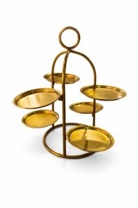 PASTRY STAND GOLD