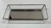BANDEJA EN CRISTAL RECTANGULAR LUX