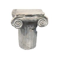 PEDESTAL EN PIEDRA VOLUTAS