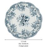 PLATO BASE "JOSEPHINE" BLUE
