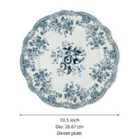 PLATO DE CENA JOSEPHINE BLUE