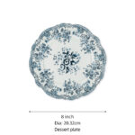 PLATO DE POSTRE JOSEPHINE BLUE