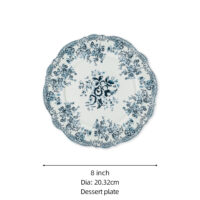 PLATO DE POSTRE JOSEPHINE BLUE