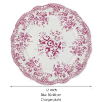 PLATO BASE "JOSEPHINE" ROSE
