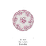 PLATO DE PAN "JOSEPHINE" ROSE