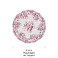 PLATO DE POSTRE "JOSEPHINE" ROSE