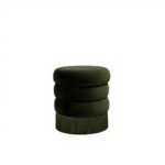 OTOMAN CON FLECOS "RETRO" GREEN