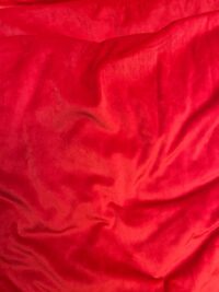 MANTEL REDONDO VELVET RED 126"