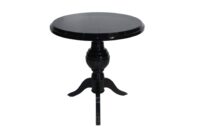MESA LATERAL NEGRA REDONDA