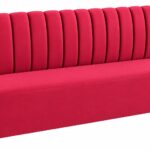 SOFA SIN BRAZO RETRO "BURGANDY"