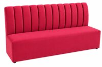 SOFA SIN BRAZO RETRO "BURGANDY"