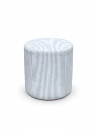 OTOMAN DE RAYAS "SEVILLA" BABY BLUE