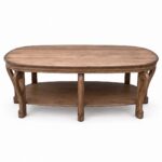 MESA CONSOLA OVALADA  WARWICK