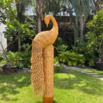 PIEZA DECORATIVA PEACOCK RATTAN