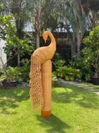 PIEZA DECORATIVA PEACOCK RATTAN